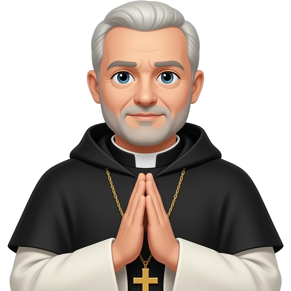sacerdote rezando emoji