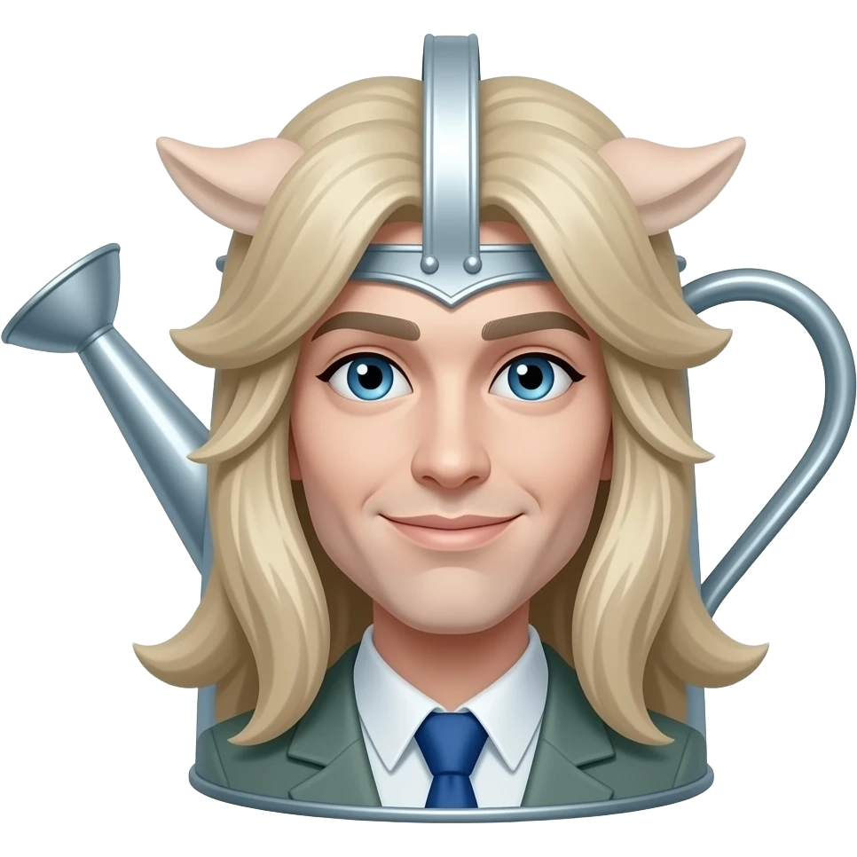 Un tipo como una regadera de majara emoji