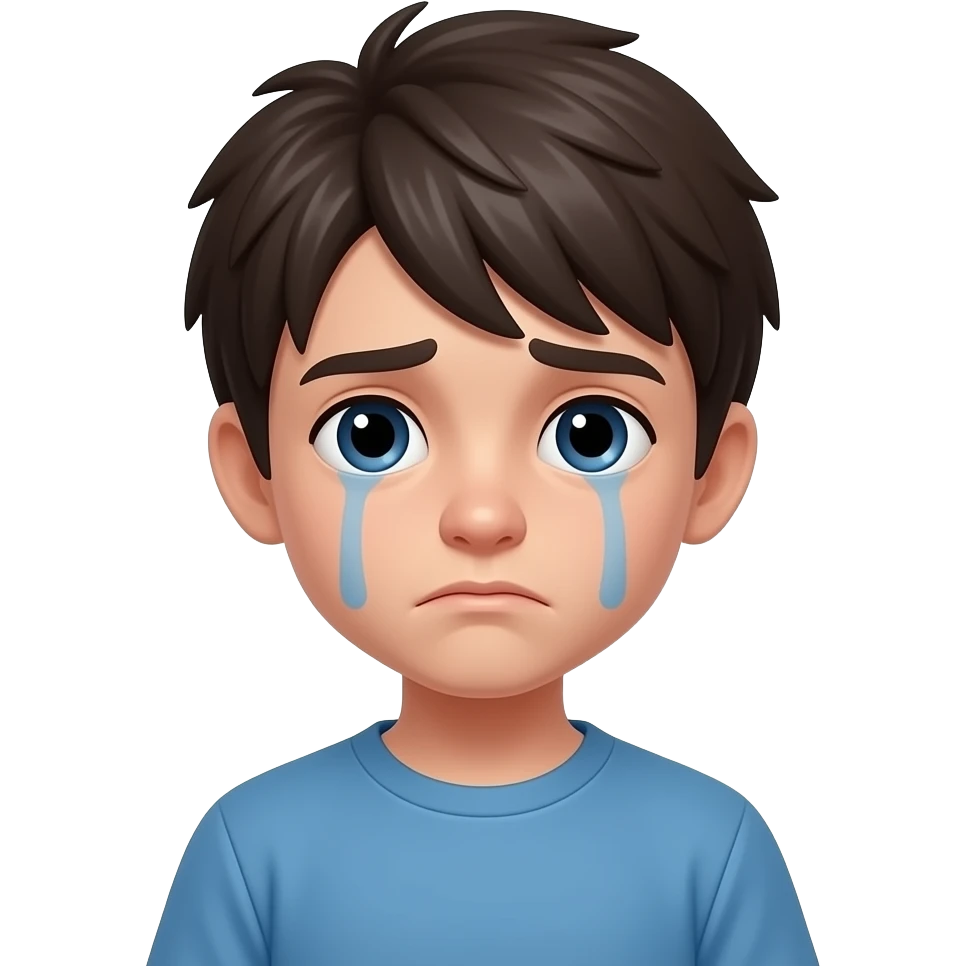 sad boy emoji