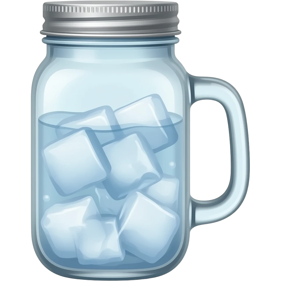 mason jar without ice emoji