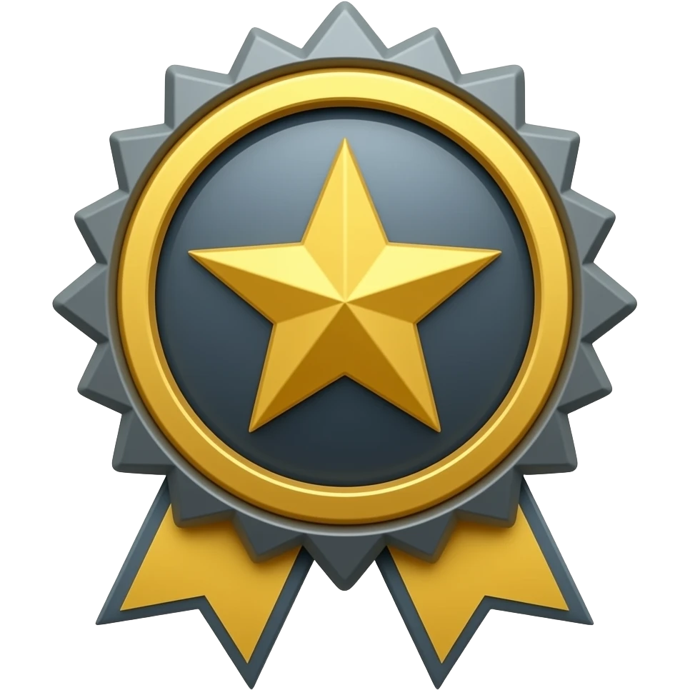 Badge beu de certification emoji