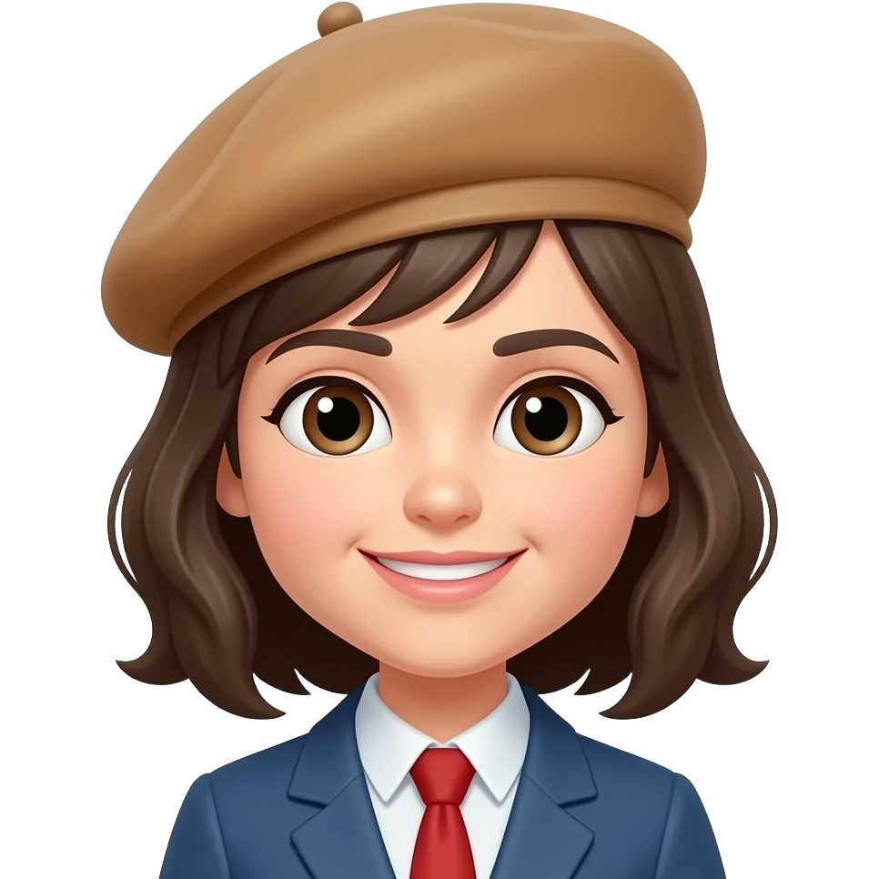 Add a beret emoji