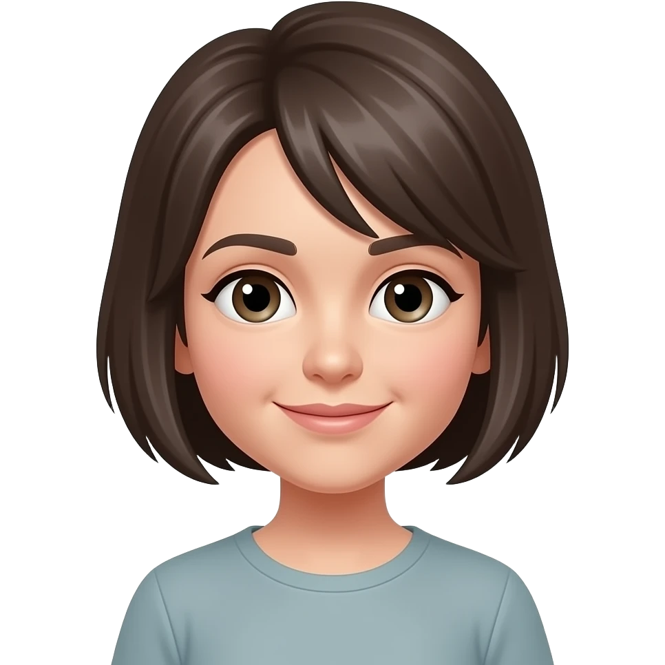 Shorter hair emoji