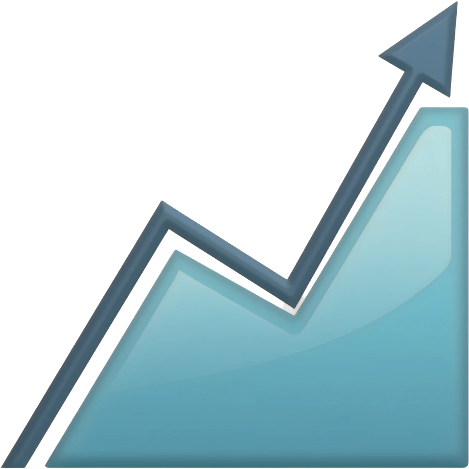 growing graph emoji