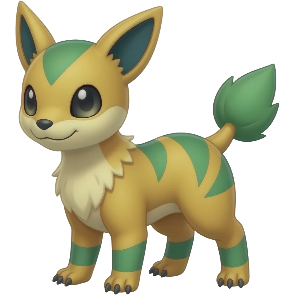 Sprigatito-Luxray-Exveemon-hybrid emoji