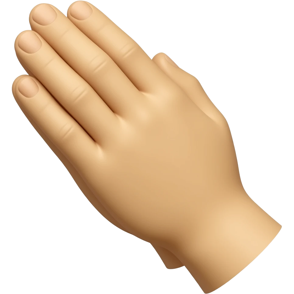 prayer hand emoji