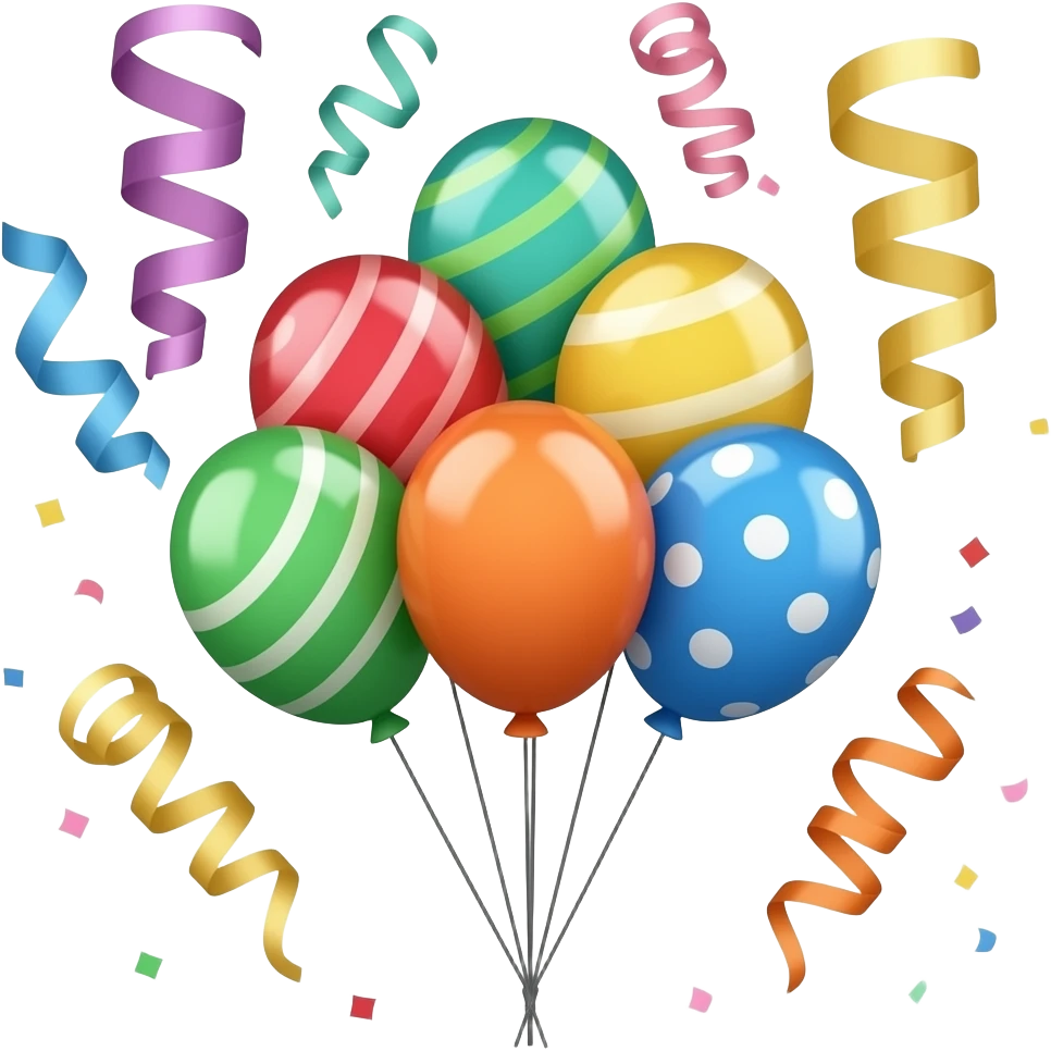 congrats decor emoji