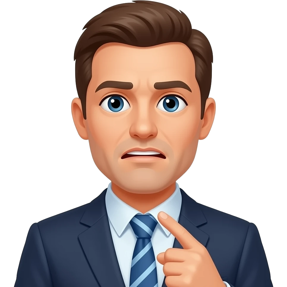 talking to bored audience emoji