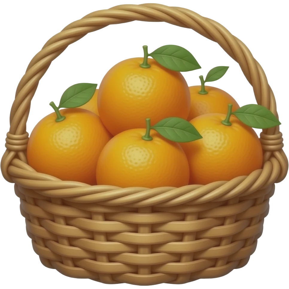 orange shop basket emoji