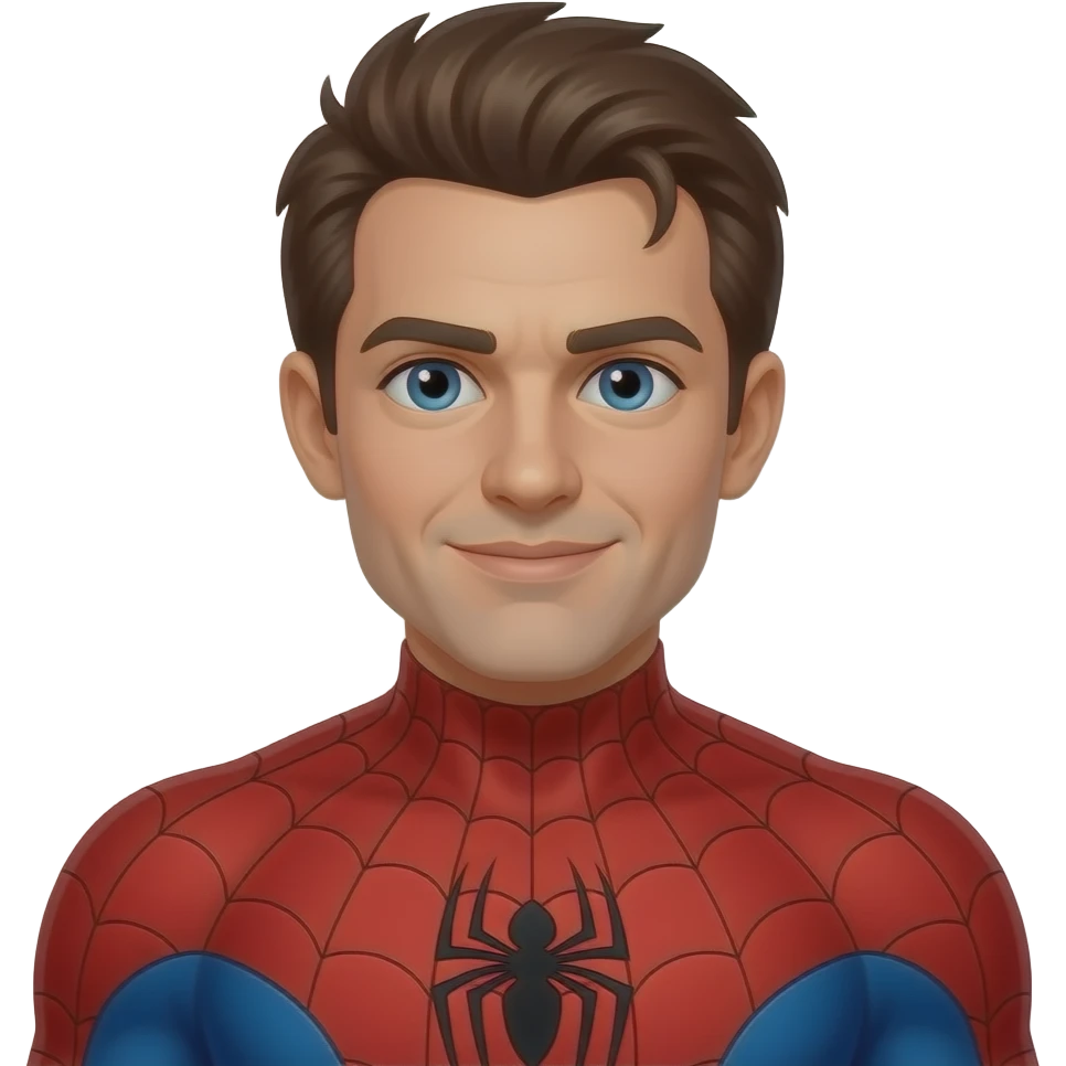 actor de spiderman emoji