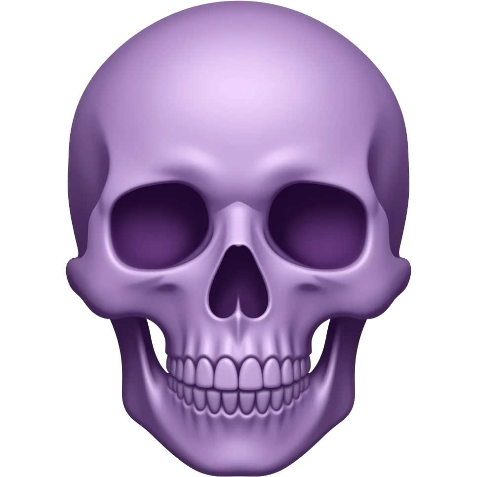 purple death emoji