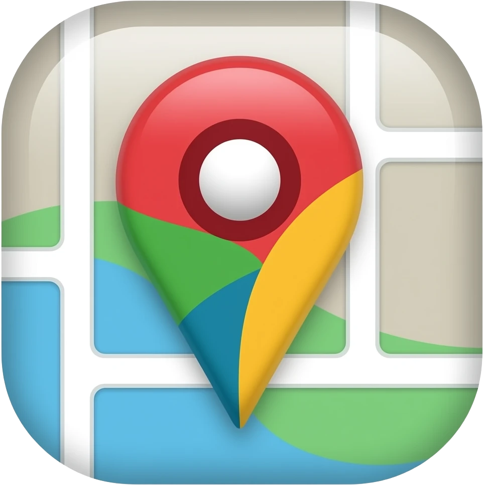 apple map pointer emoji
