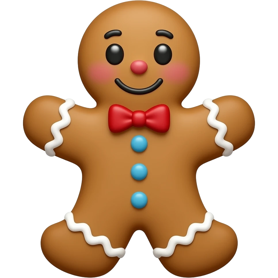 gingerbread emoji