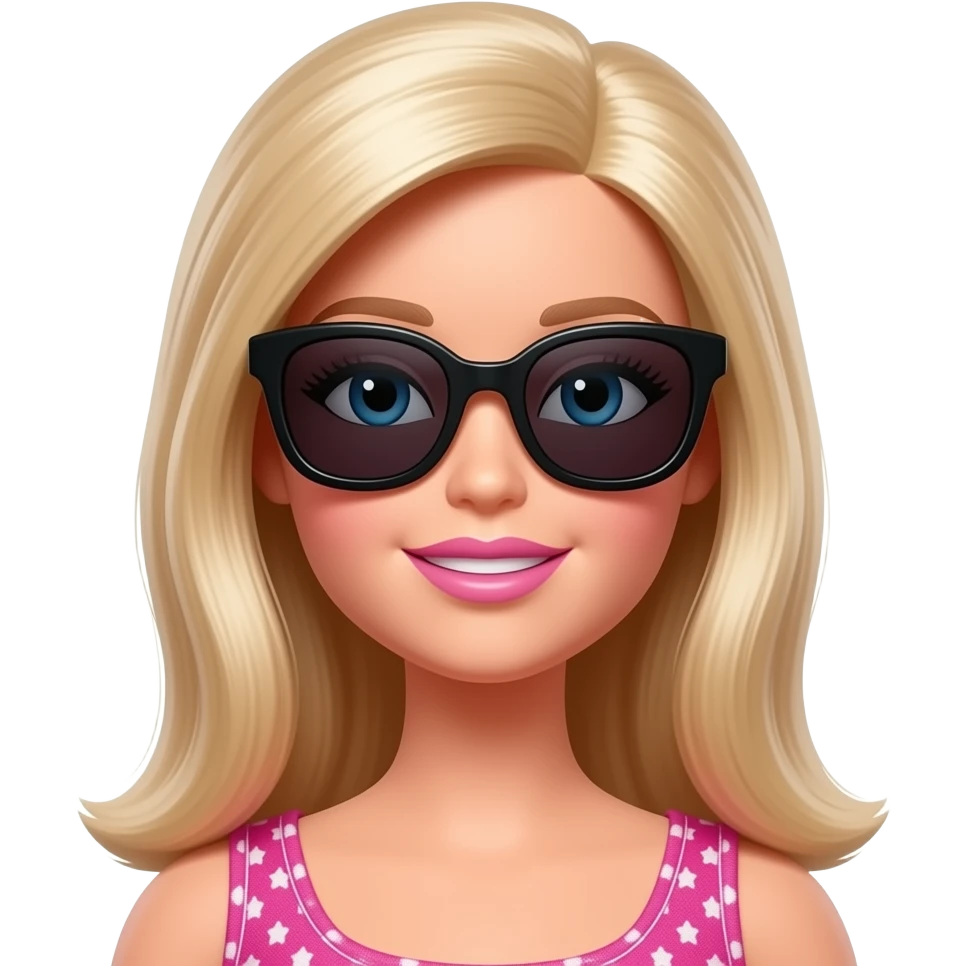 barbie big black sunglasses emoji