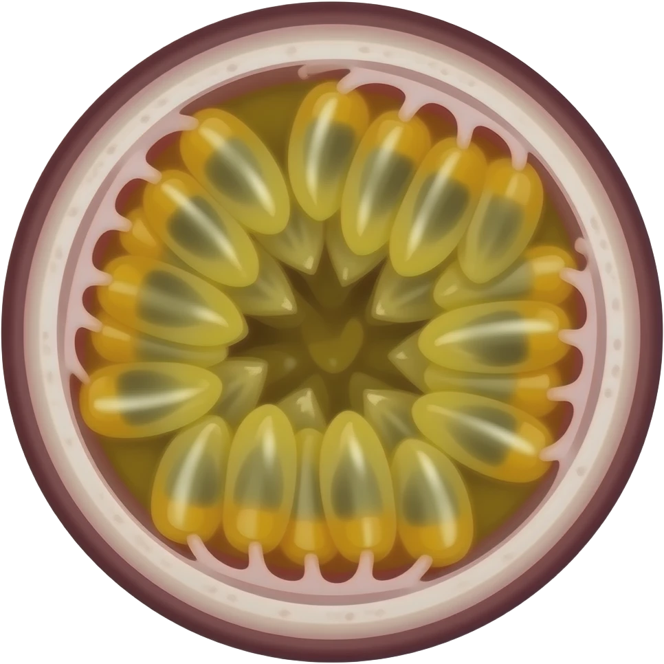 Passion fruit emoji
