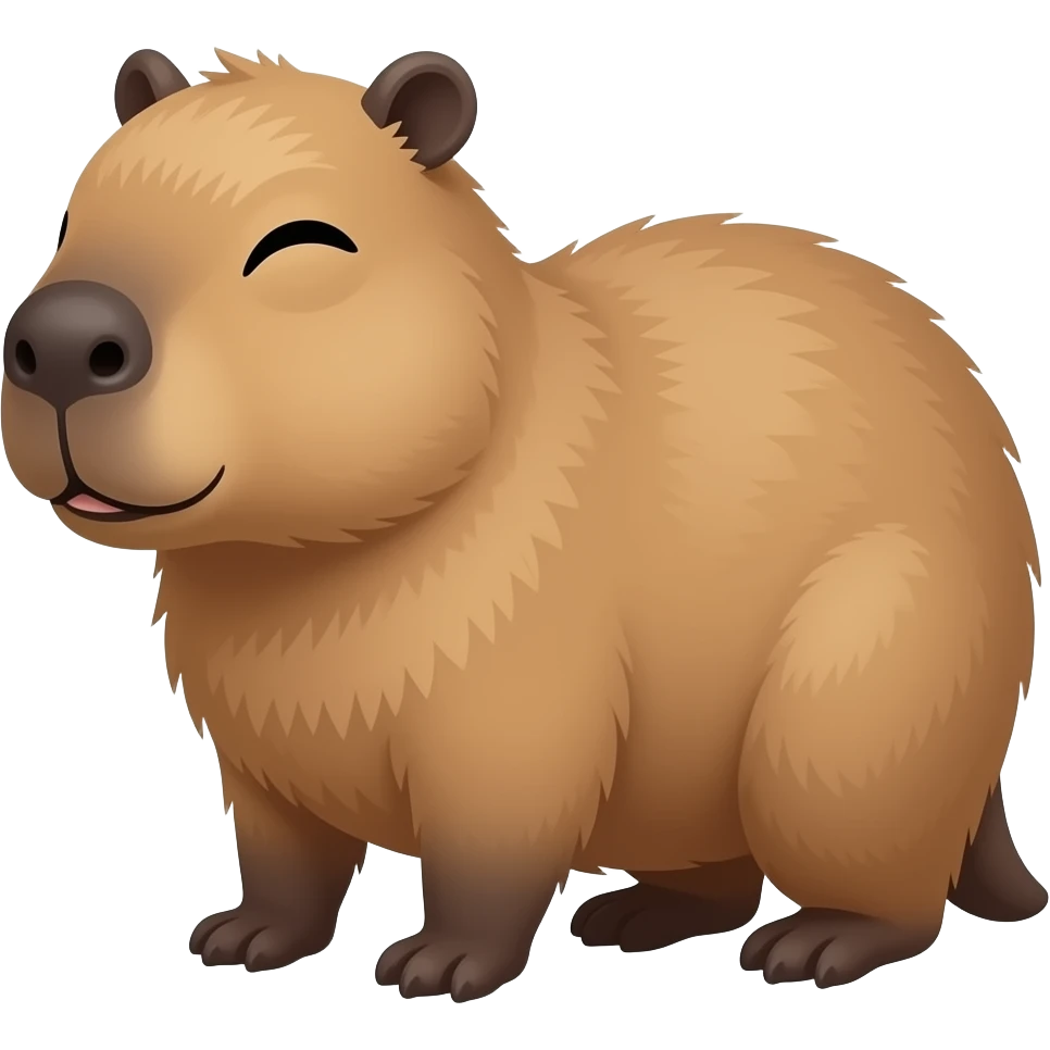capybara Blinking emoji