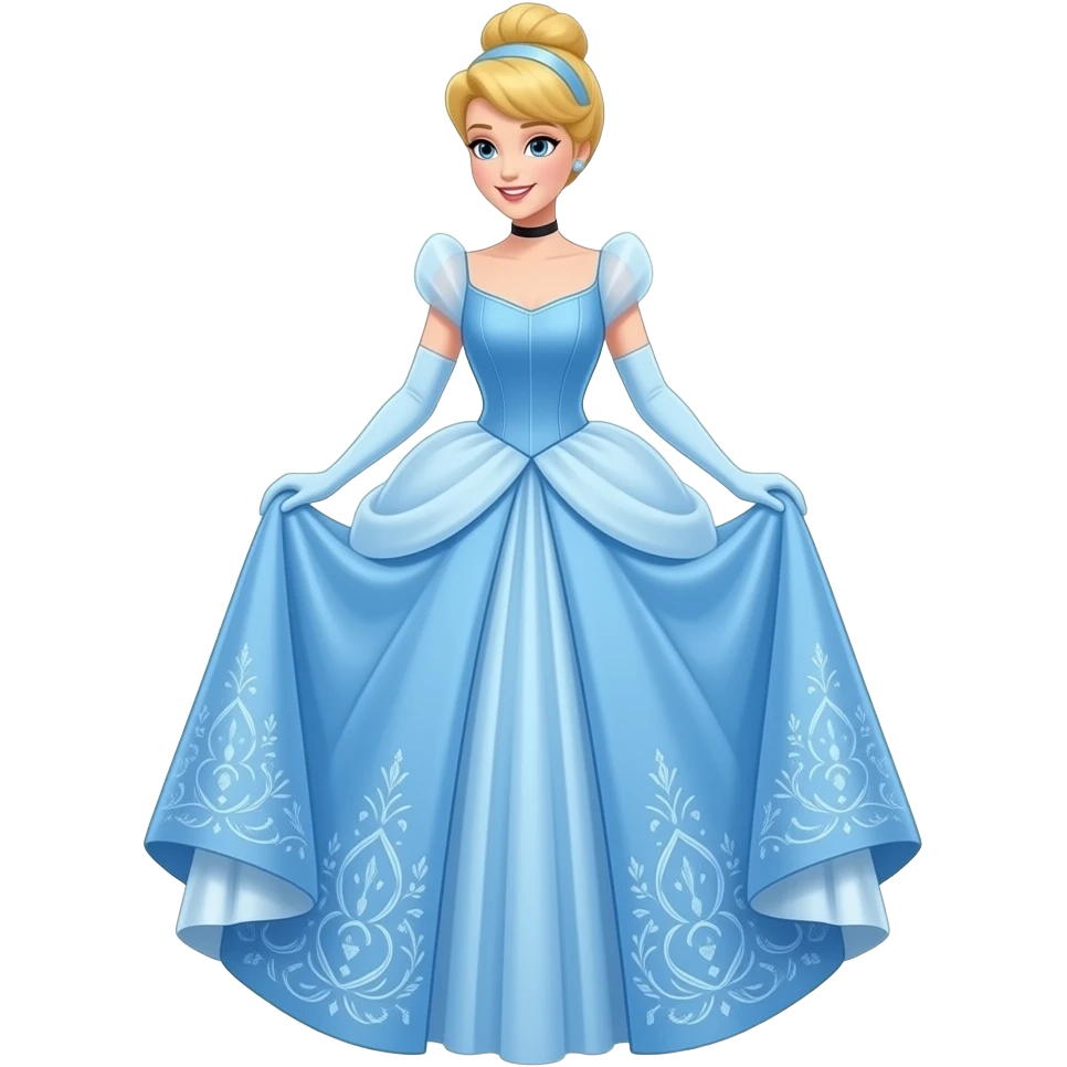 Cinderella's dress emoji