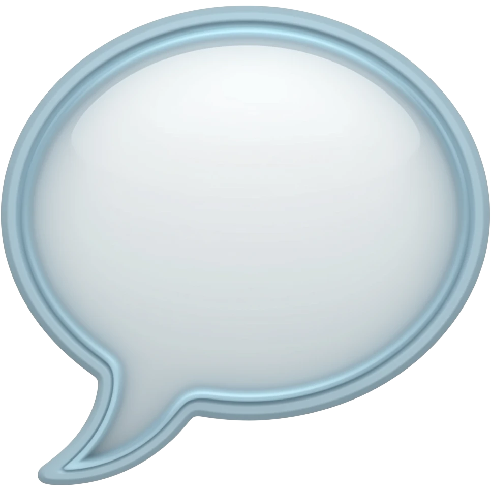 chat bubble emoji
