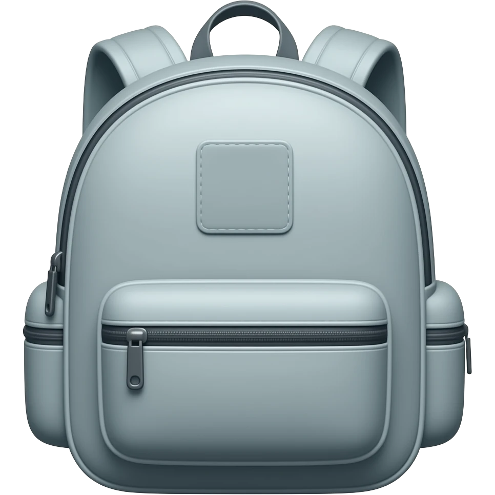 Petrol colored backpack emoji
