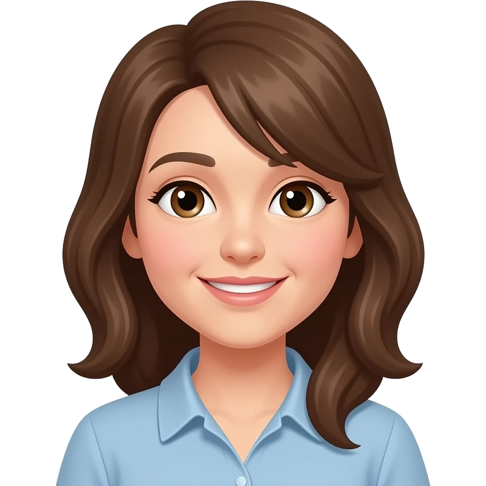 mom with brown hair emoji