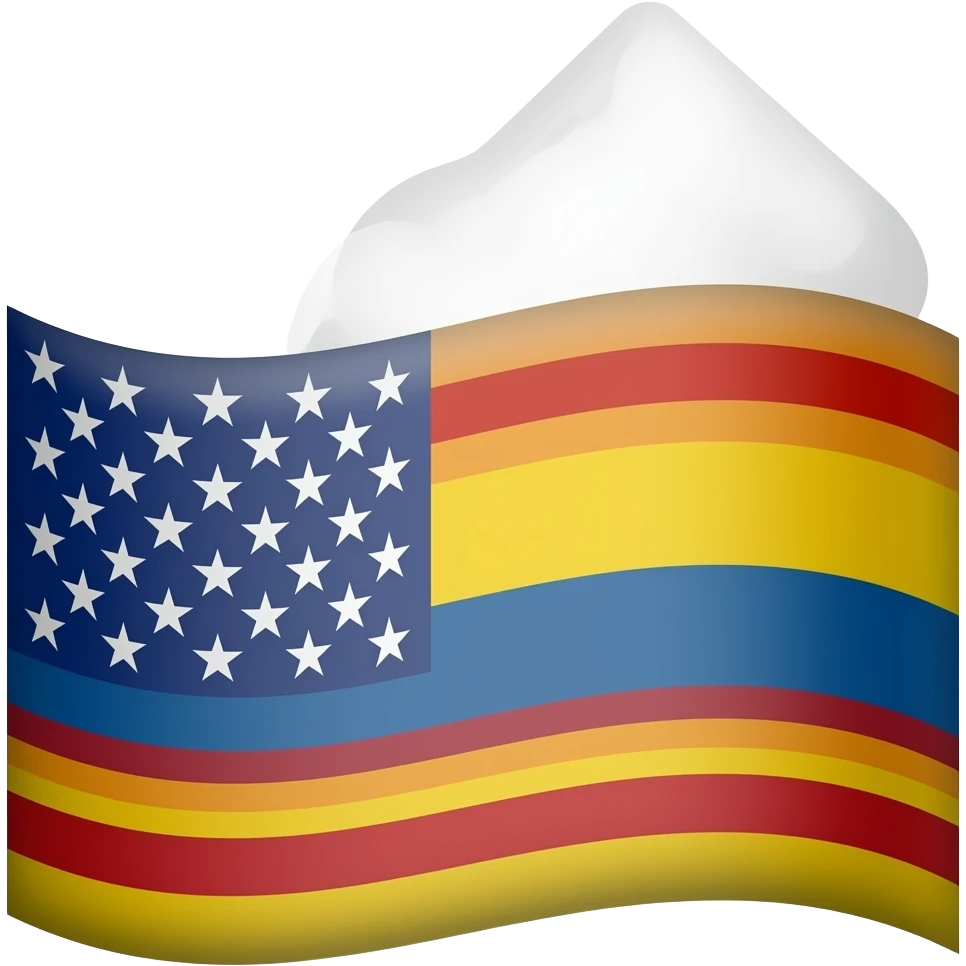 Flag different shapes emoji