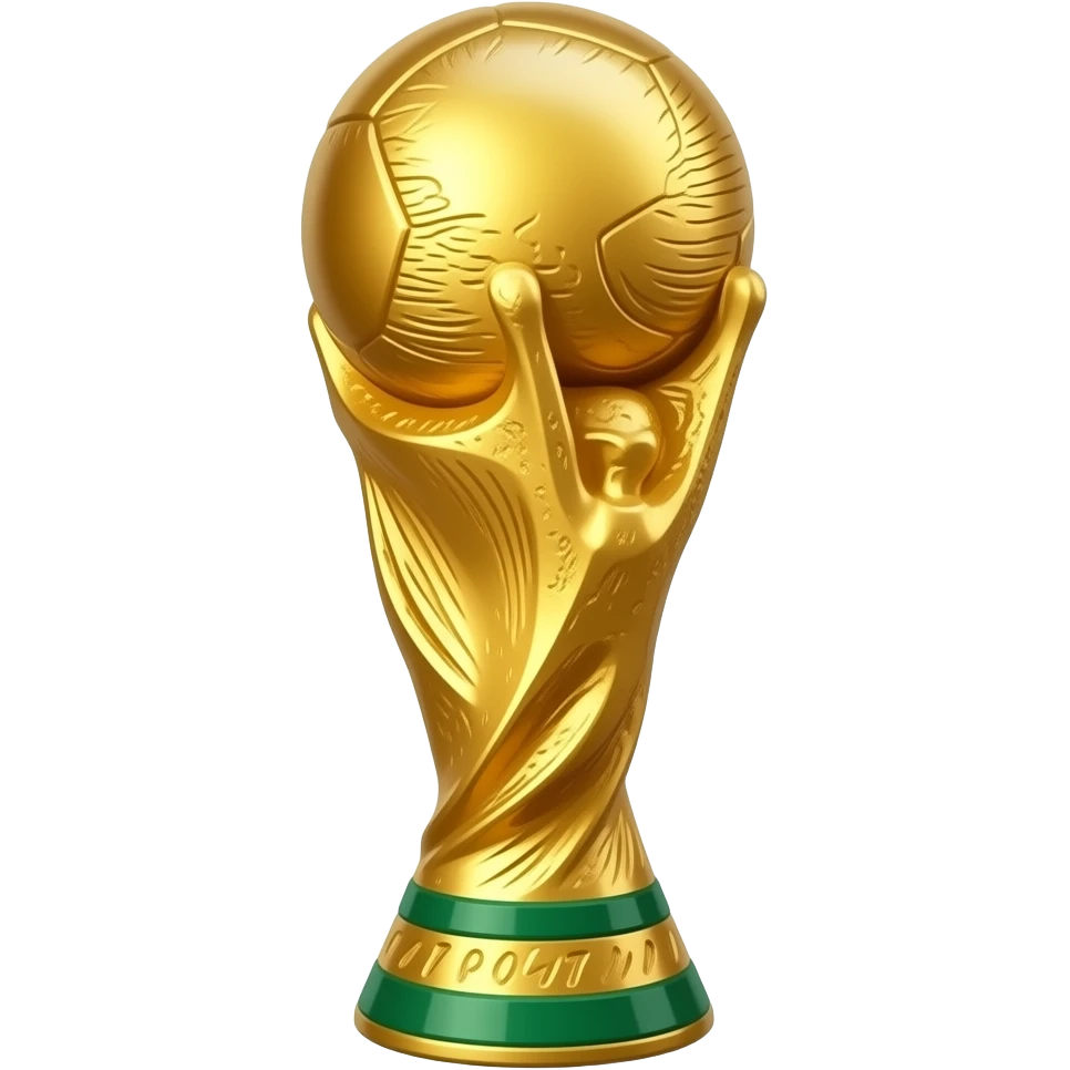 Football world cup trophy emoji
