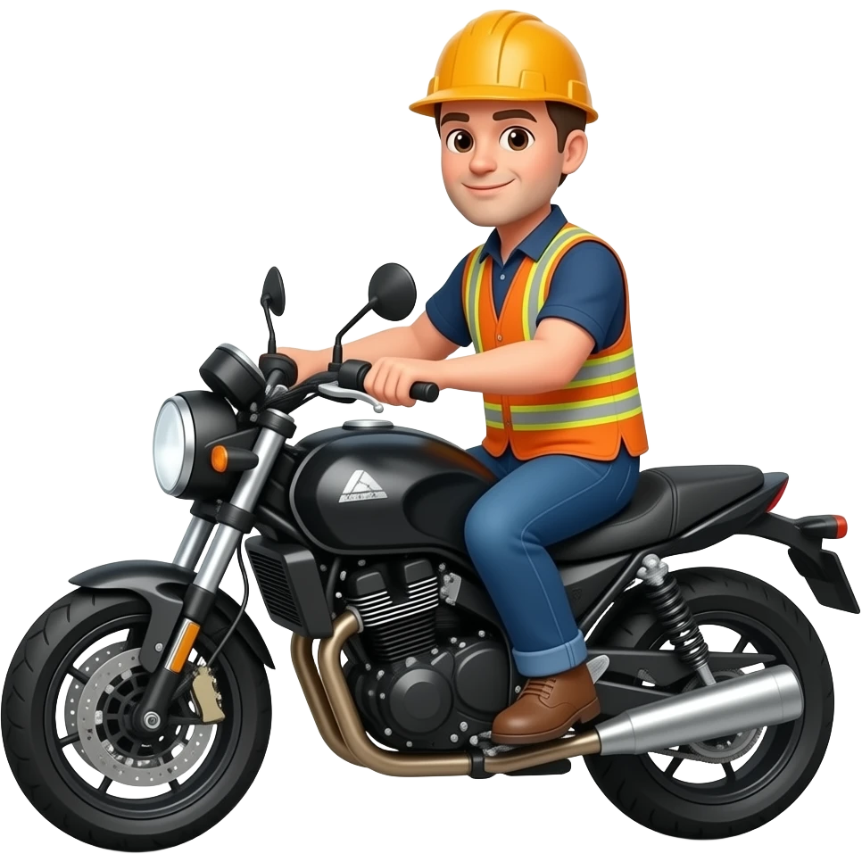 👨🏻‍🏭🏍 emoji
