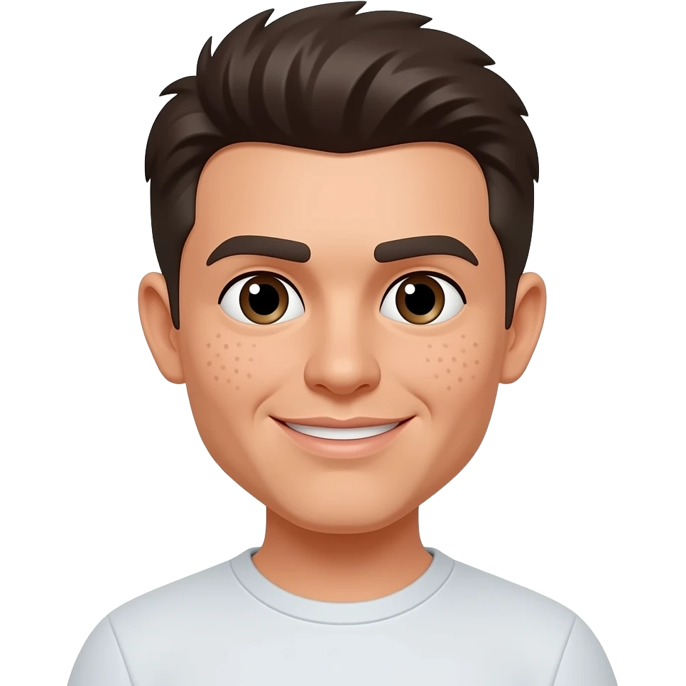 le puedes hacer huequillos en las mejillas emoji