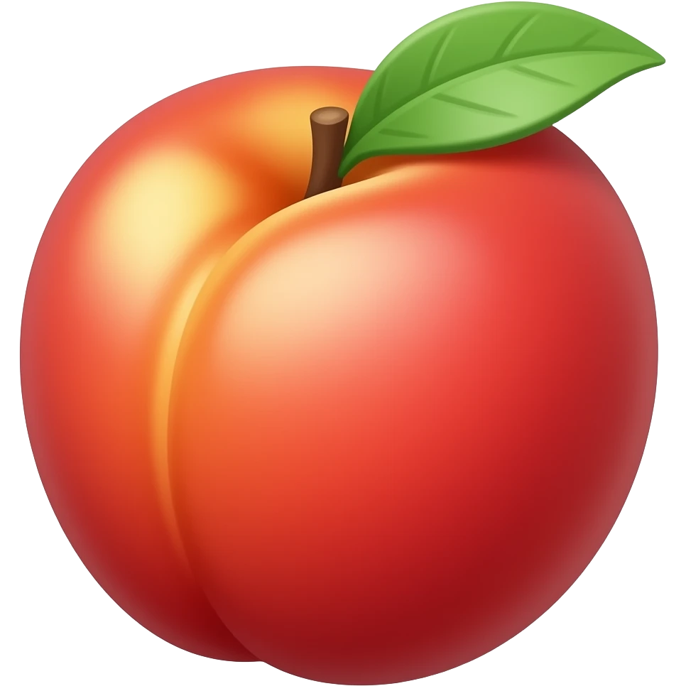Peach emoji