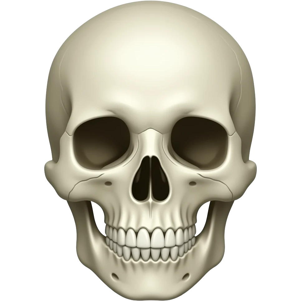 Skull face emoji