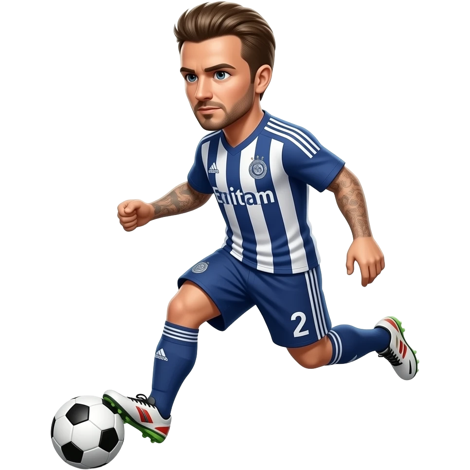 Beckham futbol emoji