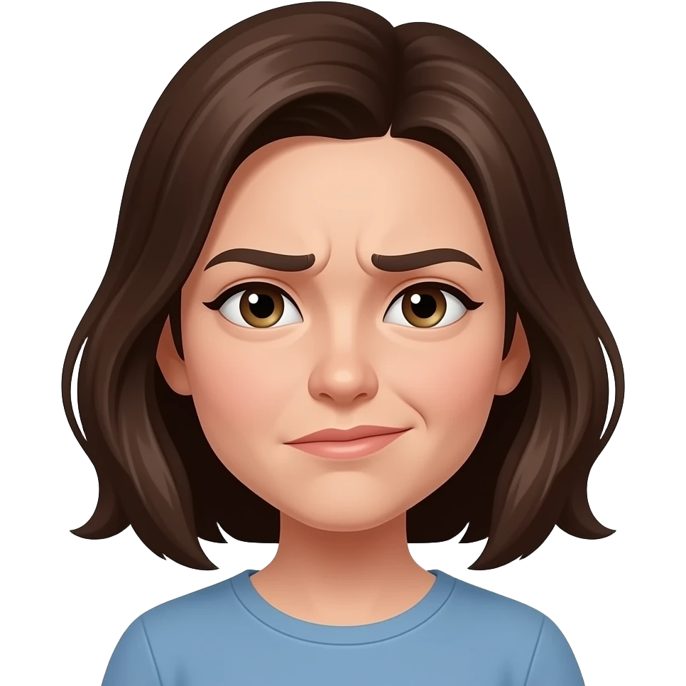 У девушки дергаются мышцы на лице emoji