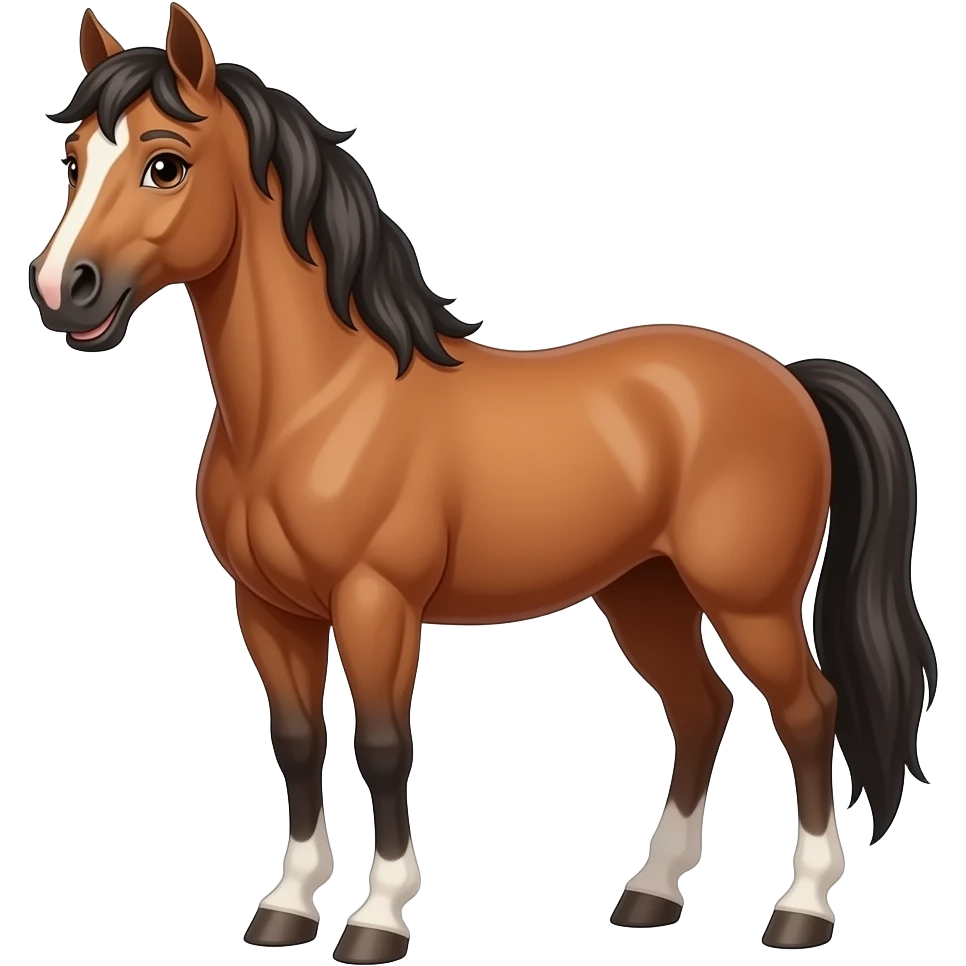 Sexy stallion horse Chav-lad - smiley emoji