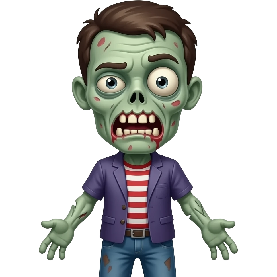 zombie sin extremidades emoji