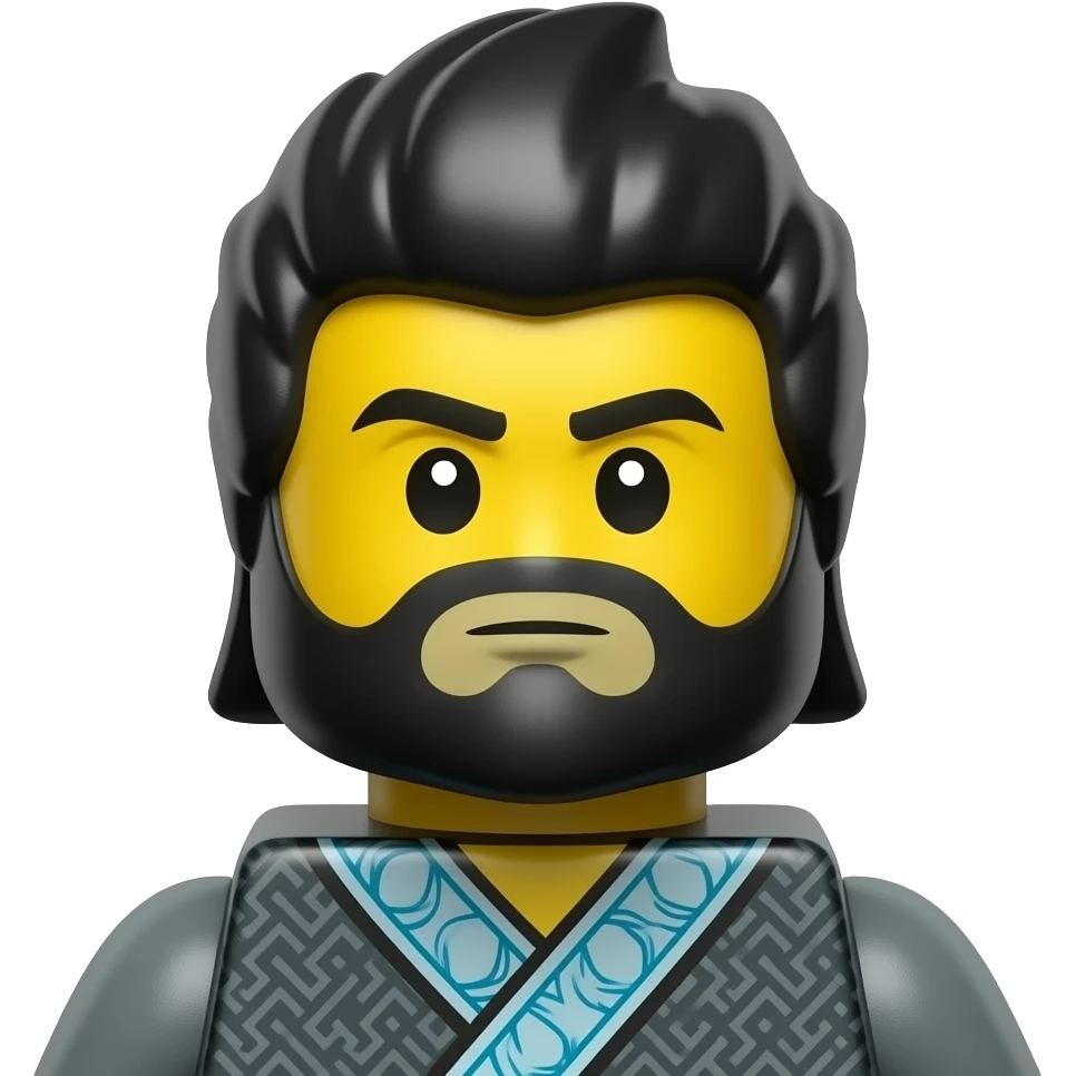 Make a lego master wu emoji emoji