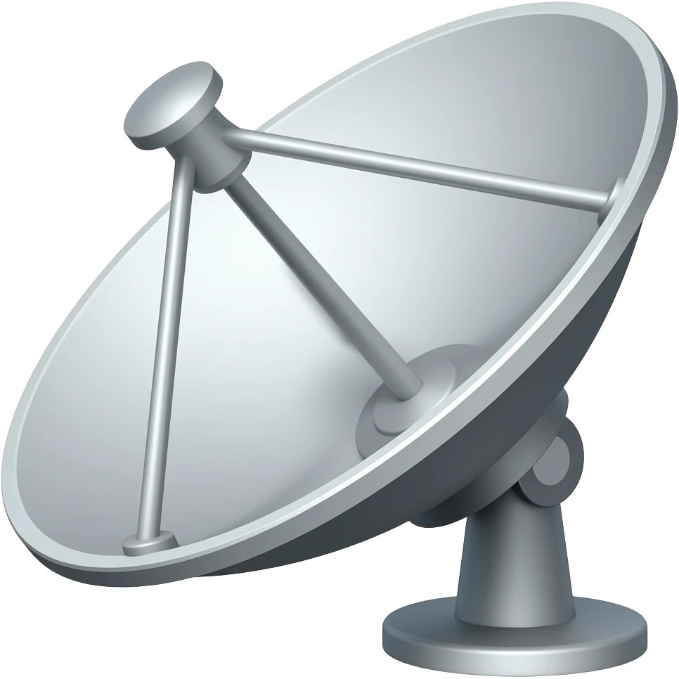 satellite dish emoji