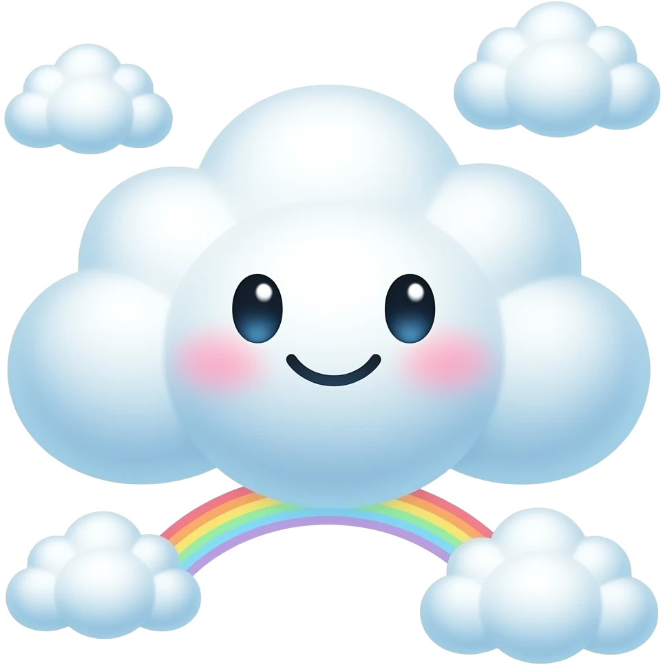 Cloud character emoji
