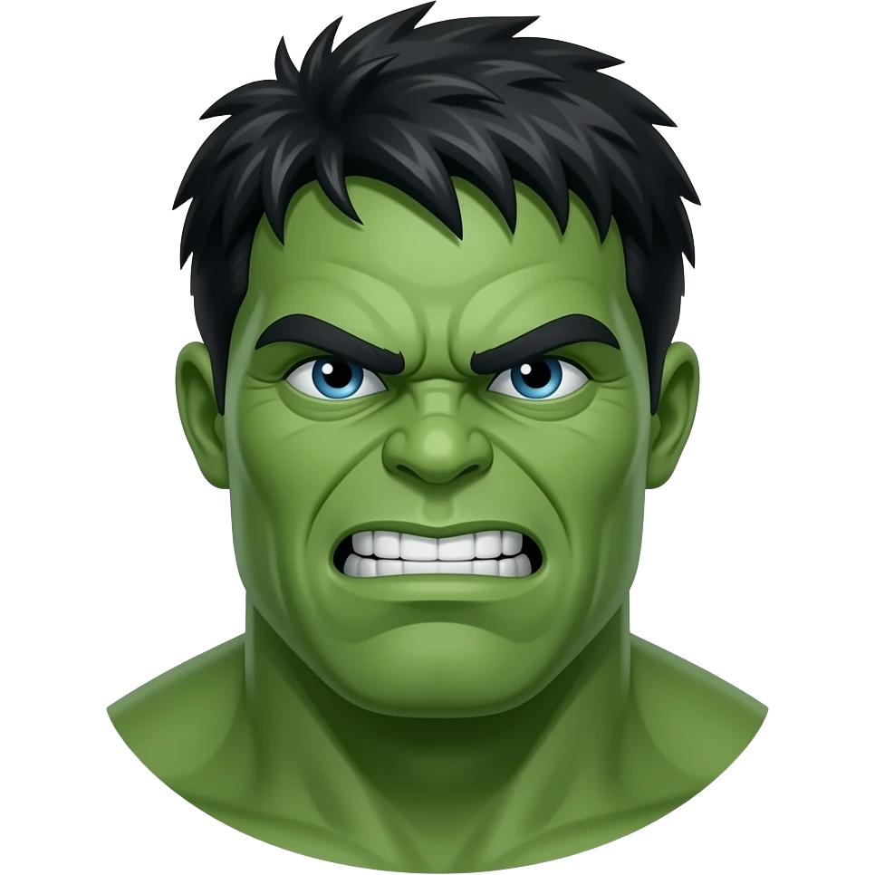 Hulk from Marvel emoji