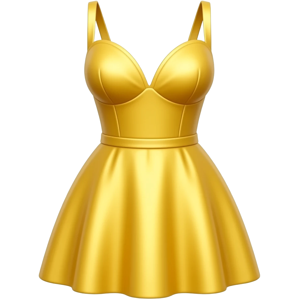 Vestido amarillo sexy emoji