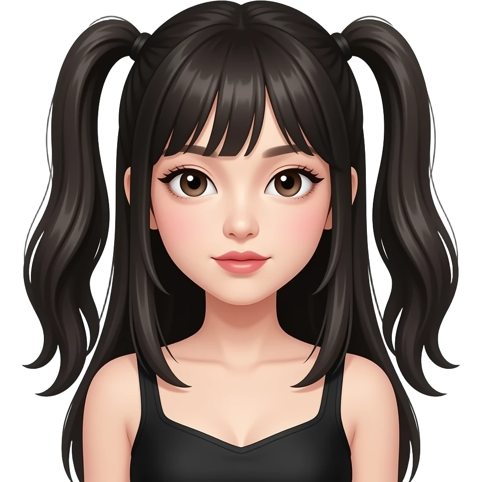 Black pink emoji