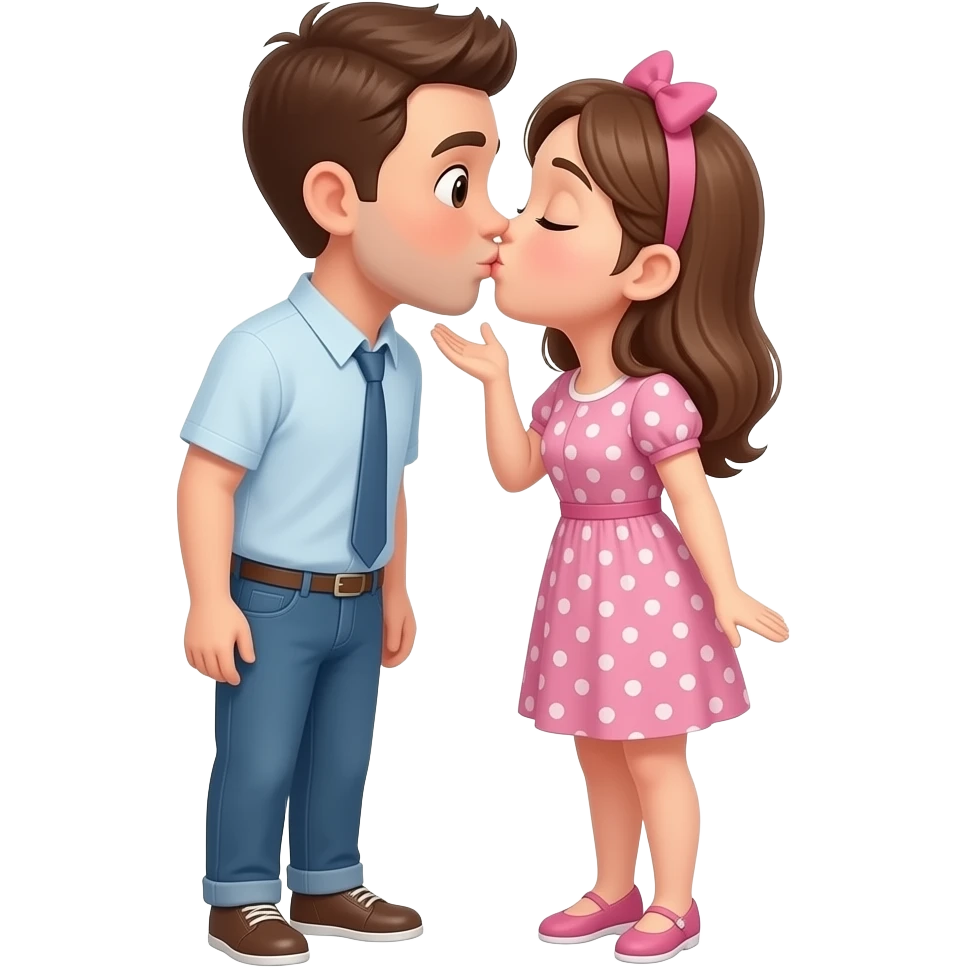 😑+😚 emoji
