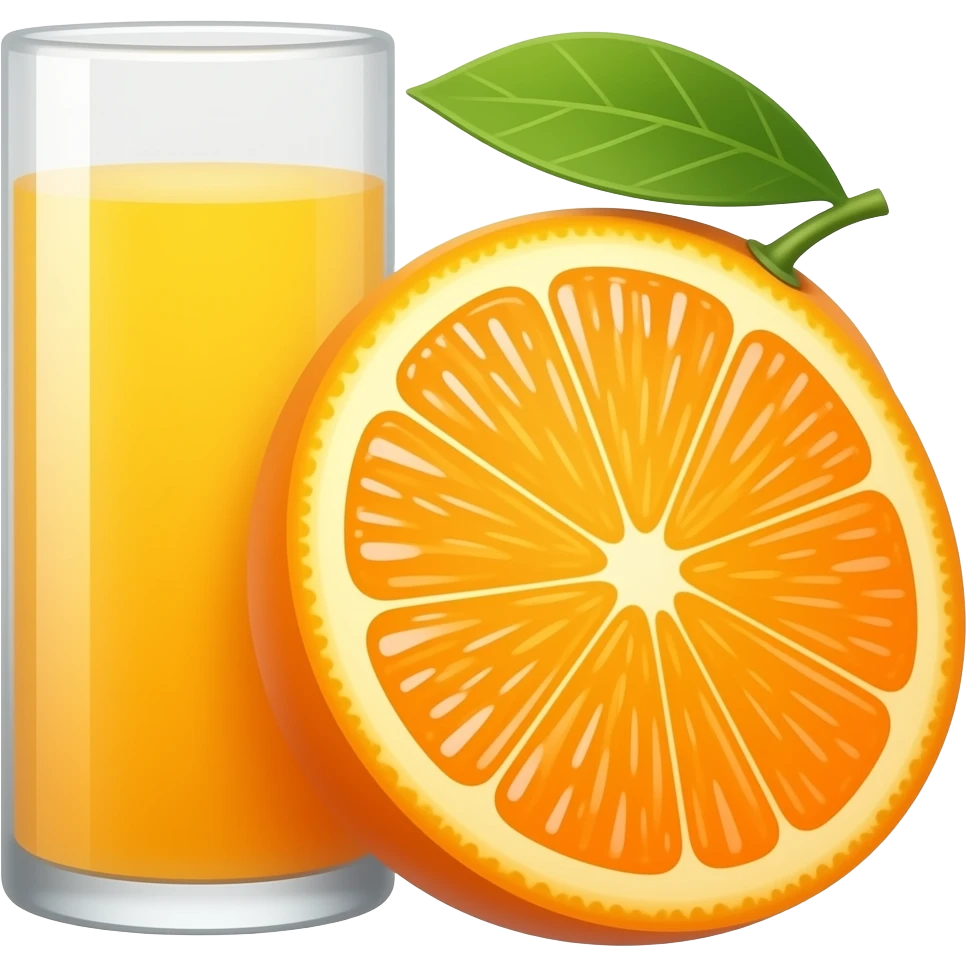 orange juice emoji