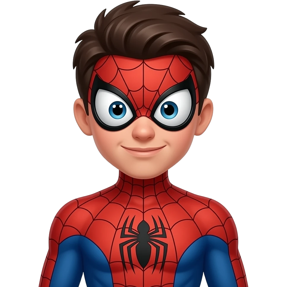 SPIDER BOY WITHOUT SUIT emoji