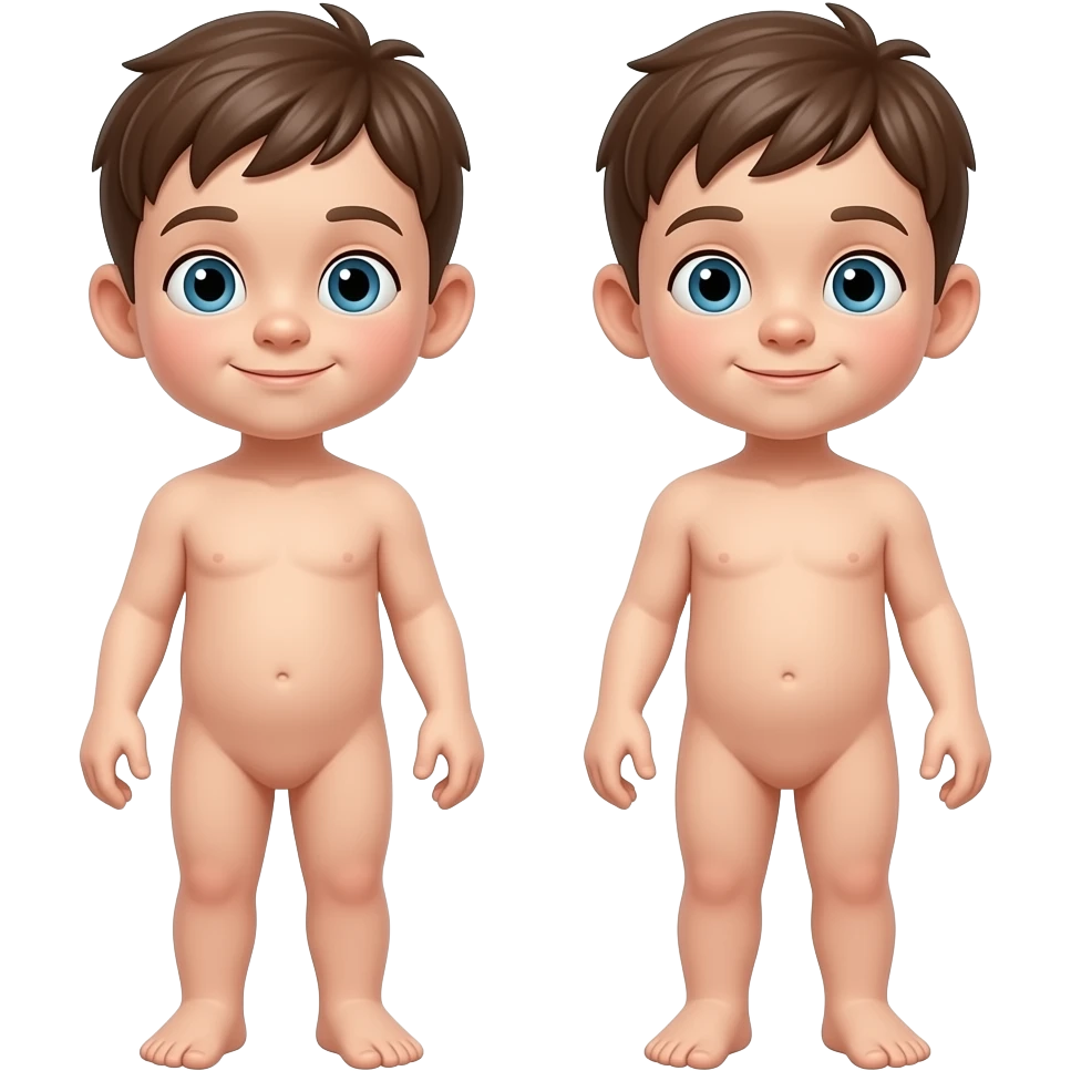 fully naked little boys emoji