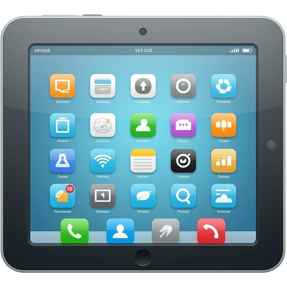 cartoon tablet emoji
