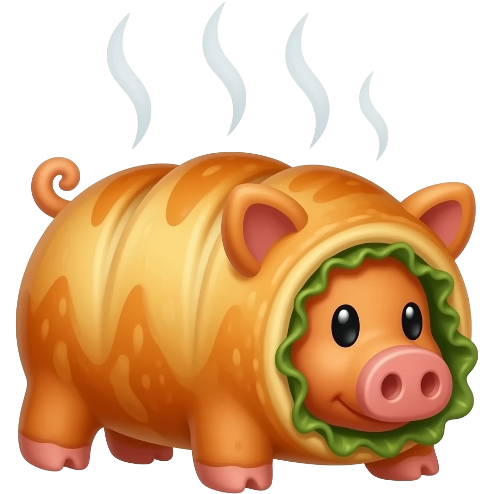 pigs in a blanket emoji