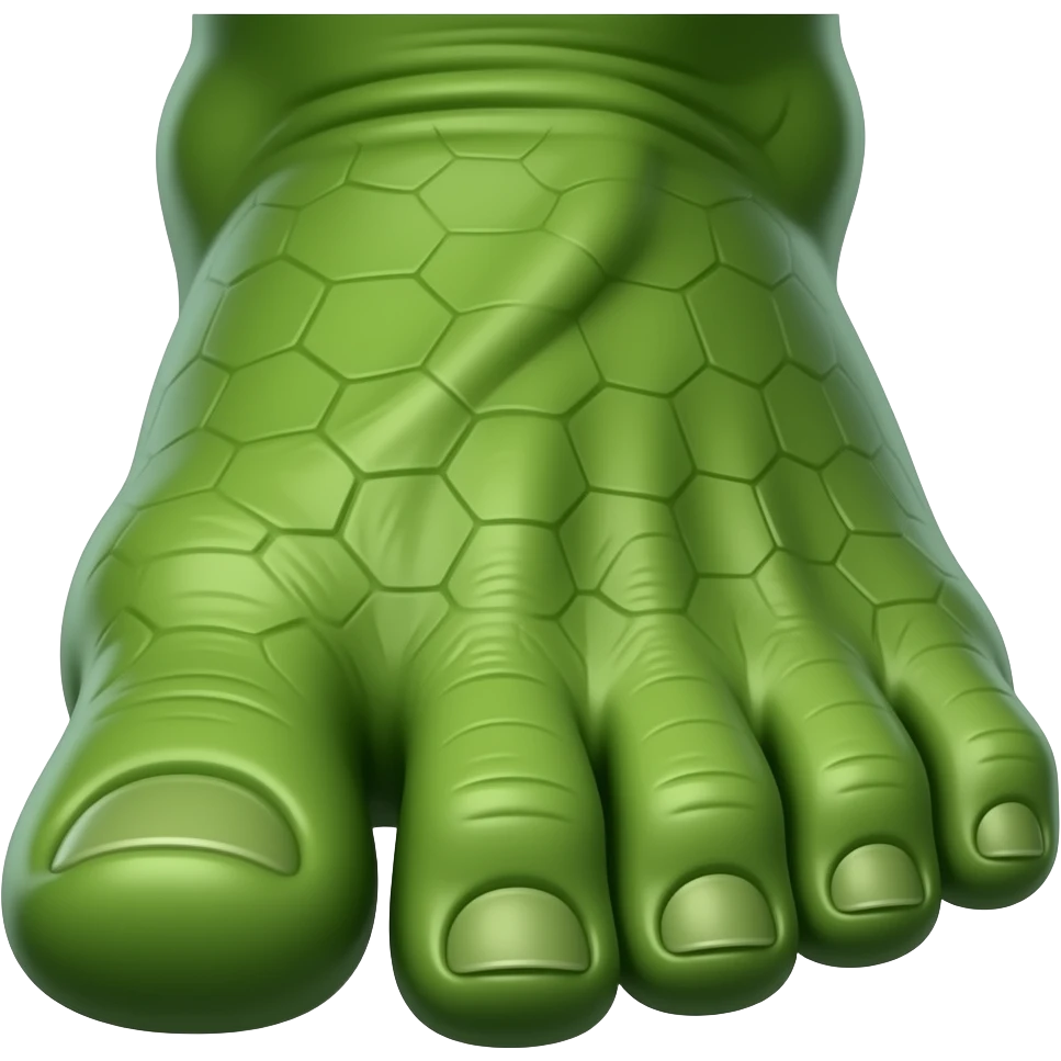 hulk toes emoji