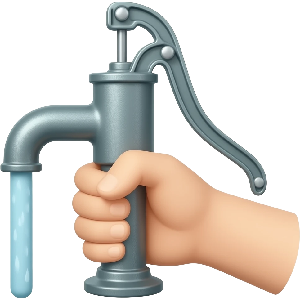 hand pump emoji