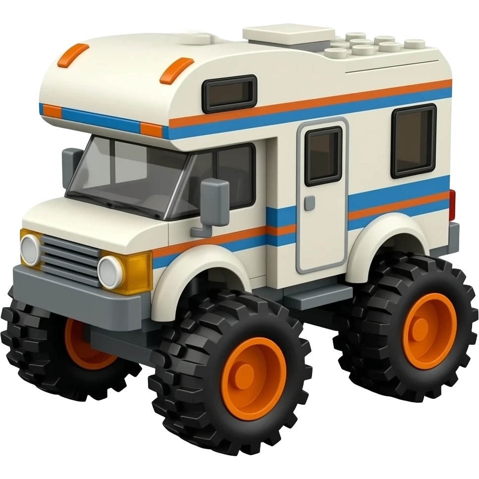 lego monster truck rv emoji