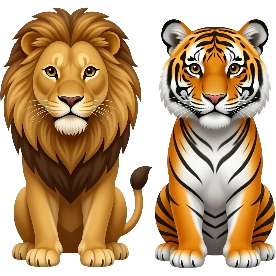 big cats emoji